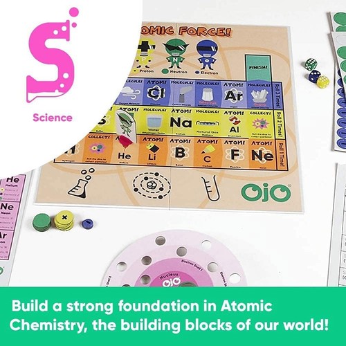 OjO Atomic Force Science Board Game for Kids, Learn Chemistry & Science, Ages 6+ - Picture 3 of 8