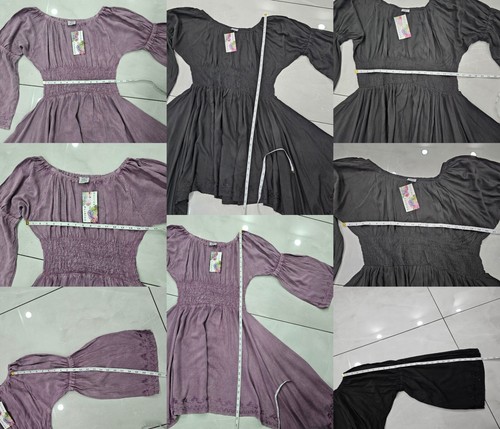Tunic Blouse Long Sleeve Medieval Renaissance Slimming One Size 8 10 12 16 18 20 - Picture 7 of 44