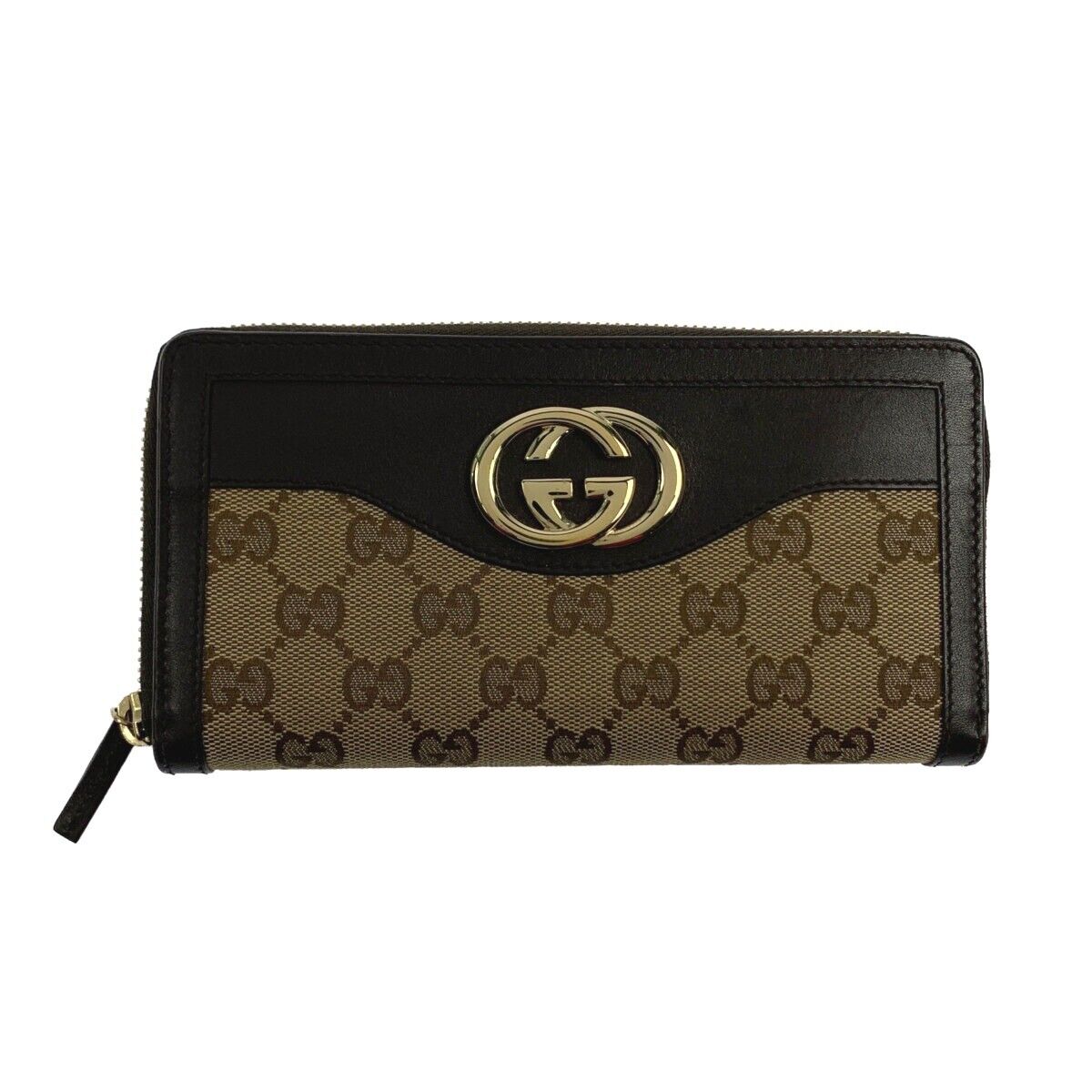 Gucci Round Zipper Long Wallet Gg Canvas 291132 Brown B | eBay Gucci Round Zipper Long Wallet Gg Canvas 291132 Brown B | eBay