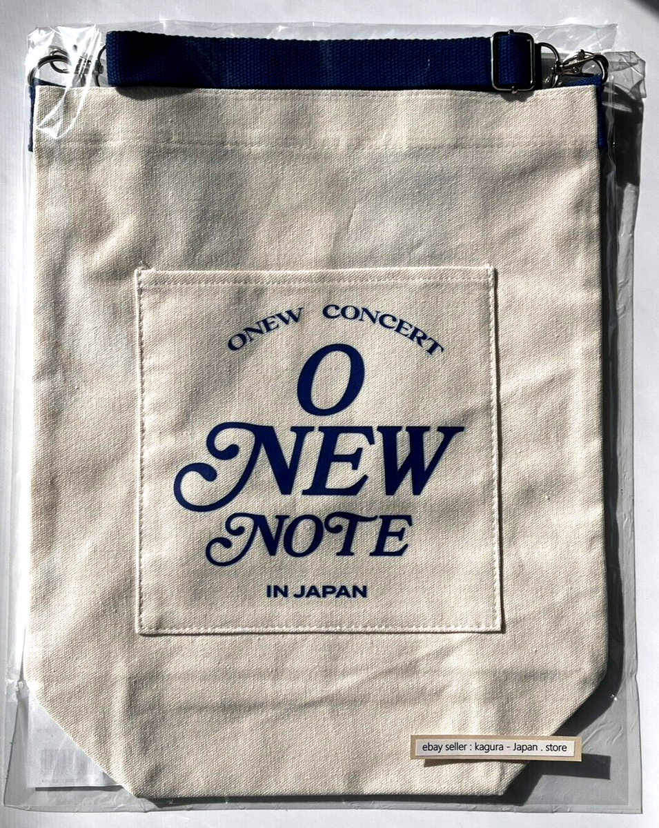 SHINee ONEW CONCERT O-NEW-NOTE in Japan Official Shoulder Tote Bag