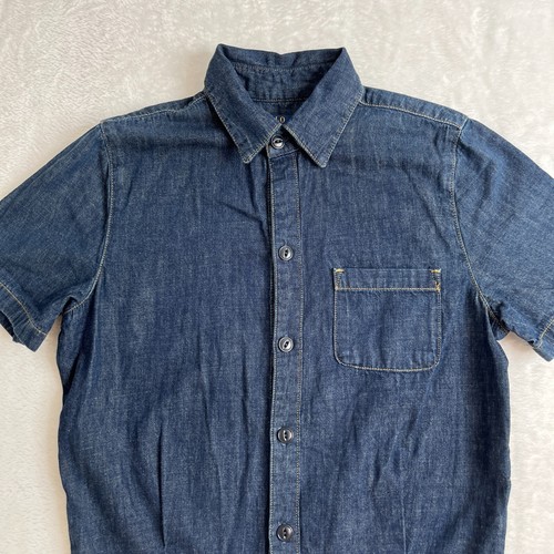 Polo Ralph Lauren Jean Romper Womens 6 Blue Chambray Short Sleeve Button Up - Picture 3 of 15