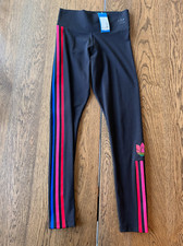Adidas Womens Adicolor 3D Trefoil Leggings GD2232 Black Small