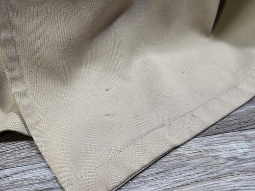ZERO KING Vtg Long Wool Coat Tan Overcoat Fur Lined Mens Size L (42- 44) 1970s - Picture 9 of 18