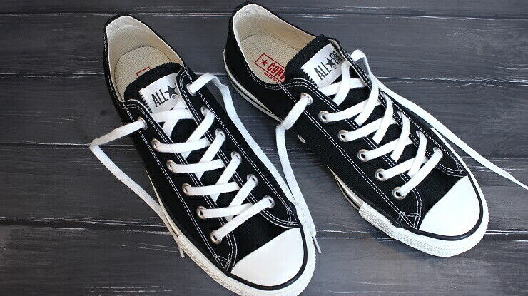 Converse All Star J OX Black Made in Japan Low Cut Men's Converse All Star J OX Black Made in Japan Low Cut Men's