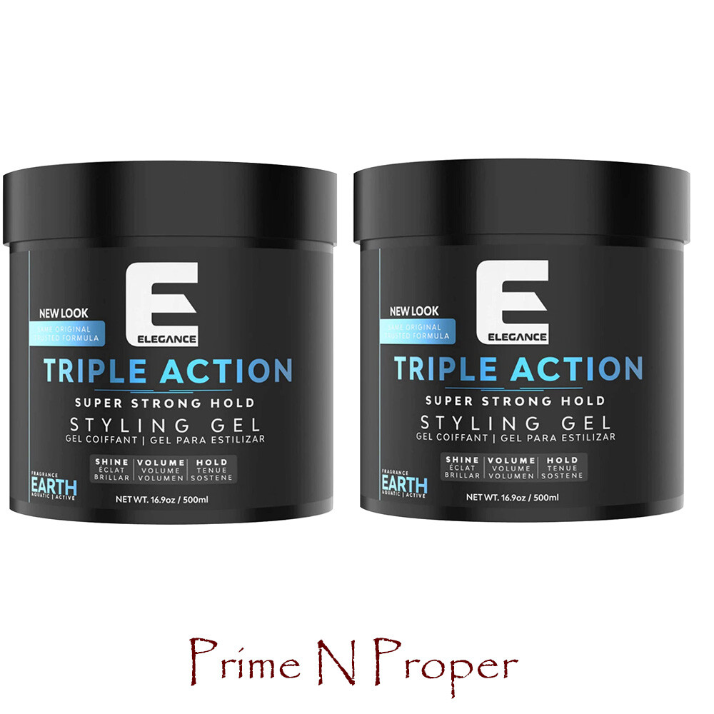 Elegance - Earth Triple Action Style Gel - 500ml Elegance - Earth Triple Action Style Gel - 500ml