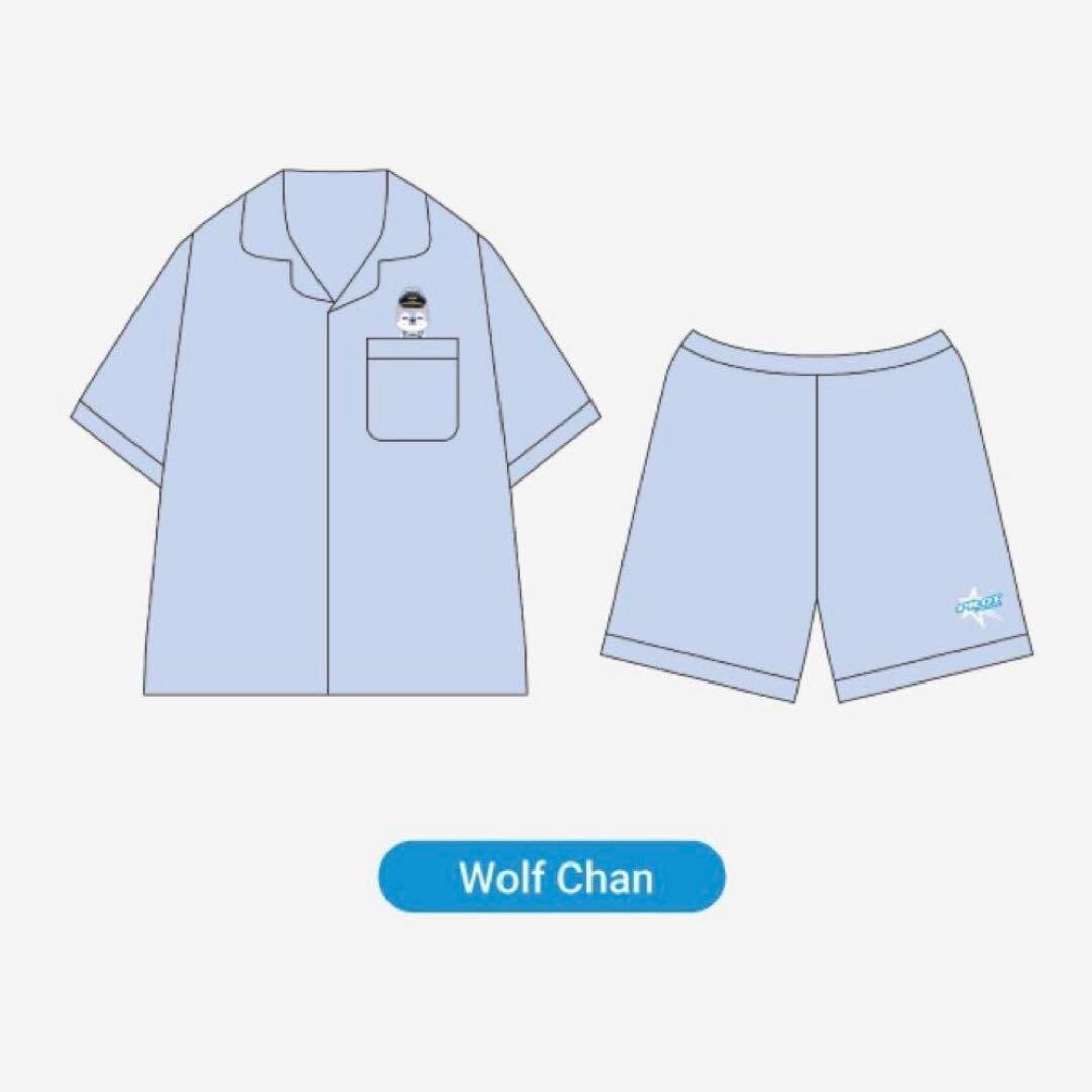 【新品】StrayKids pilot パジャマセット ウルフチャン バンチャン Stray Kids Skzoo Pajama Set Wolf Chan Ban Chan Pilot Penmi