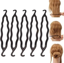 Twist Holder Clip Magic Roll Bun Hair Twist Braid Tool (Pack of 10 )