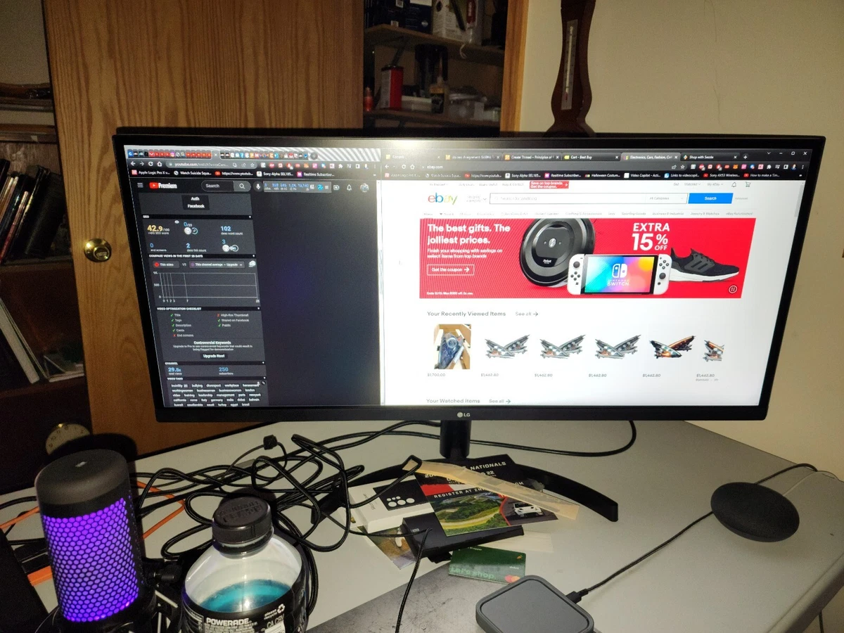LG UltraWide® 29 Inch WFHD HDR10 Monitor (29WN600W), 60 OFF