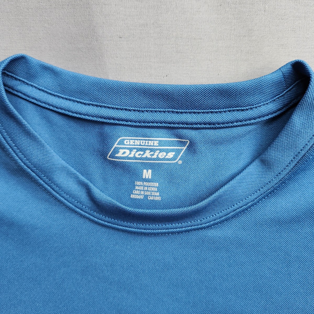 genuine dickies 100 polyester pocket tee