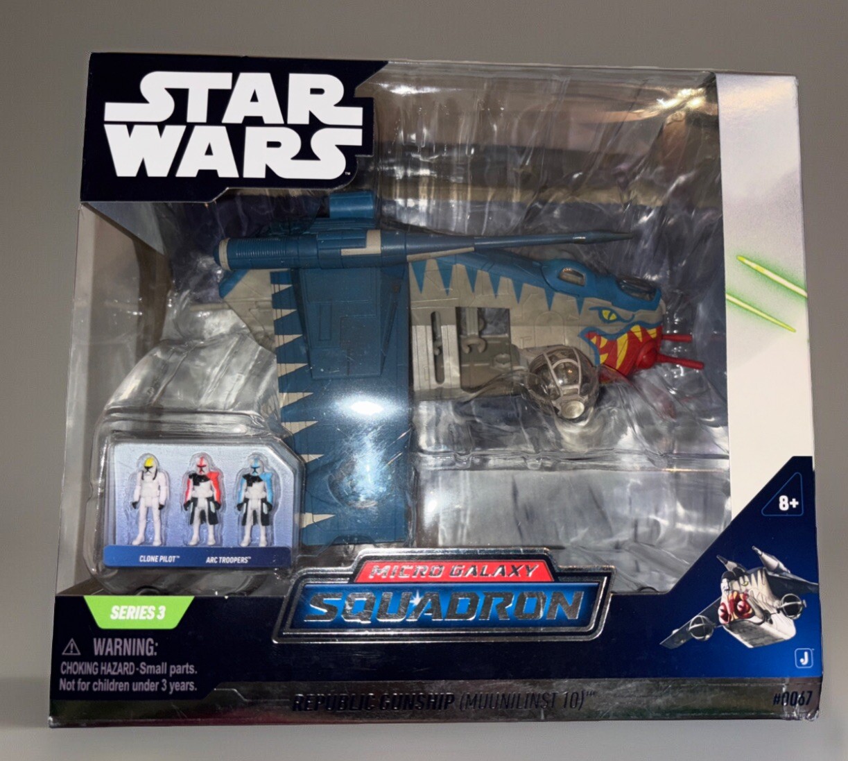 Star Wars Micro Galaxy Squadron Republic Gunship Muunilinst 8-Inch Action Figure SWJ0096
