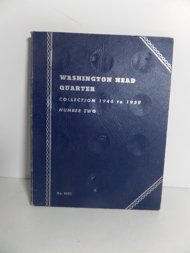 Coin collection folder Washington Quarters 1946-1959 #9031 (S12)