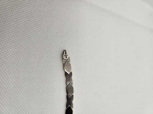 Vtg 10k 925 Bracelet Hugs Kisses - Picture 3 of 7