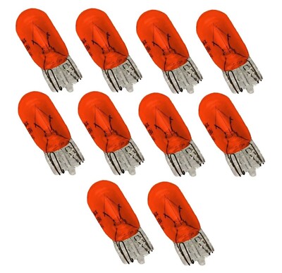 10x WY5W W5W T10 Lampe Lima 5W 12V Seiten Blinker Glühbirne Orange