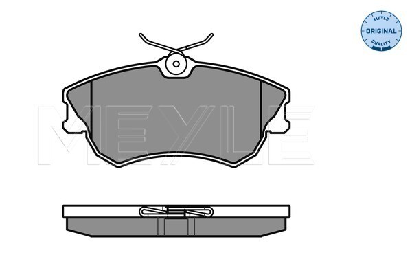 Meyle 025 218 8818 Brake Pad Set, Disc Brake For Renault-image