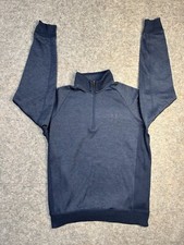 Under Armour Mens Sz M Coldgear 1/4 Zip Pullover Track Jacket Sweatshirt Loose