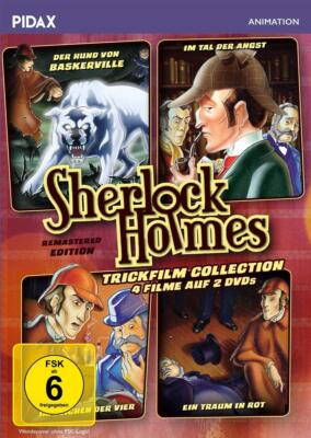 Sherlock Holmes Trickfilm Collection 4 Filme  [Pidax] Animation  2 DVD's/NEU/OVP