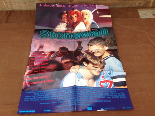 1996 Stonewall Original Movie House Full Sheet Poster 