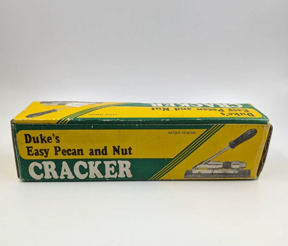 Duke's Easy Pecan and Nut Cracker Steel Silver & Wood Handle with Original Box - Image 2 of 4