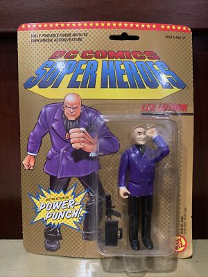 Lex Luthor W Power Punch, 1989 ToyBiz Action Figure Original Unopened Package