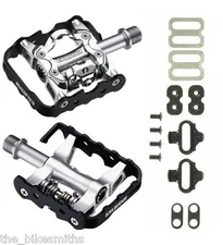 Exustar E-PM86 SPD 1-Side Clipless/1- Platform Bike Pedals fit Shimano SH-56/ 51