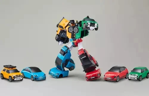 Figura Robot Transformador Combinado Tobot TETRAN Twin Punch A W / Corea Foto 3 de 4