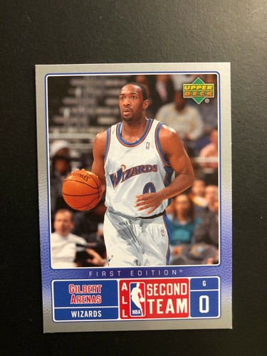 2007 GILBERT ARENAS Upper Deck Basketball Card # NBA9 Made in USA - Picture 2 of 4