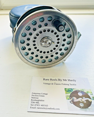 Vintage Hardy Marquis Salmon Number 1 Fly Reel with Case & Hardy