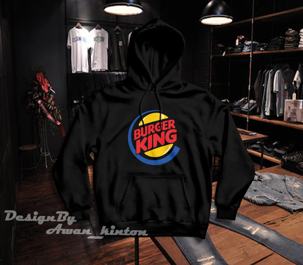 Burger king hoodie clearance