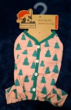 Dog Pajamas Christmas Tree Design NEW Size Small Puppy Outfit Doggy Clothes