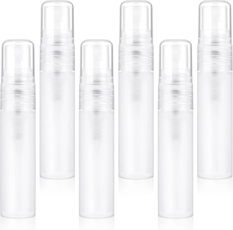 Mini Parfüm Flasche 5ml 6 Stück Kunststoff Reise Sprühflasche leere Duft Sprayer - Bild 3 von 4