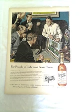 1955 Color Ad Kentucky Tavern Straight Bourbon Whiskey