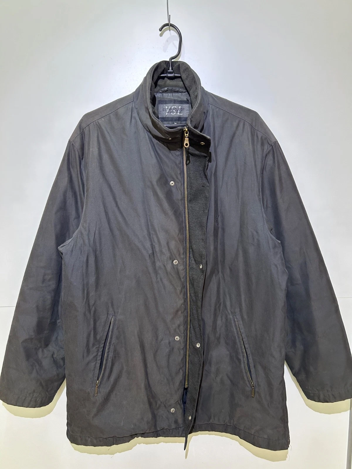 RARE Vintage YSL Yves Saint Laurent Pour Homme Jacket Mens Size M Fits L-XL Blac image 3