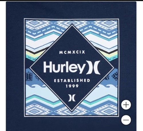 NWT KIDS BOYS YOUTH HURLEY HOODIE NAVY PULLOVER SWEATSHIRT JACKET SZ L, XL - Picture 3 of 3