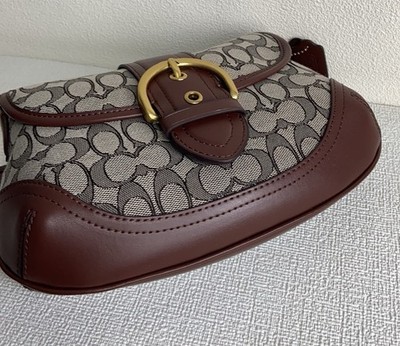 COACH⭐️ショルダーバッグ　シグネチャー ブラウン　ソーホー Buy COACH Soho Bag 25 In Crystal Signature Jacquard Brown Online