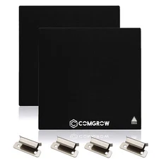 Comgrow 2PCS Ender 3 Pro Glass Bed, Upgraded Tempered Plate with Bed... 