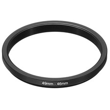 49mm-46mm Metal Step Down Ring Camera Lens Filter Adapter Ring Aluminum Filter