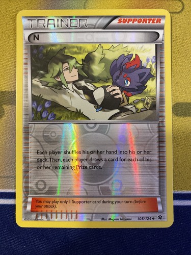 N (Supporter) 105/124 Fates Collide Reverse Holo