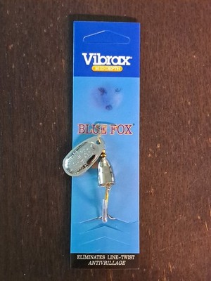 Blue Fox Super Vibrax Fishing Lures Size 3, (1/4 oz) Silver