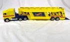 Vintage 1986 Hot Wheels Semi Truck Trailer Transporter Car Hauler Carrying Case