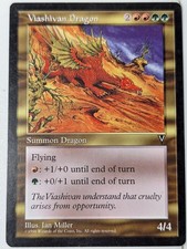 Viashivan Dragon - Visions - Magic the Gathering MTG Nice!