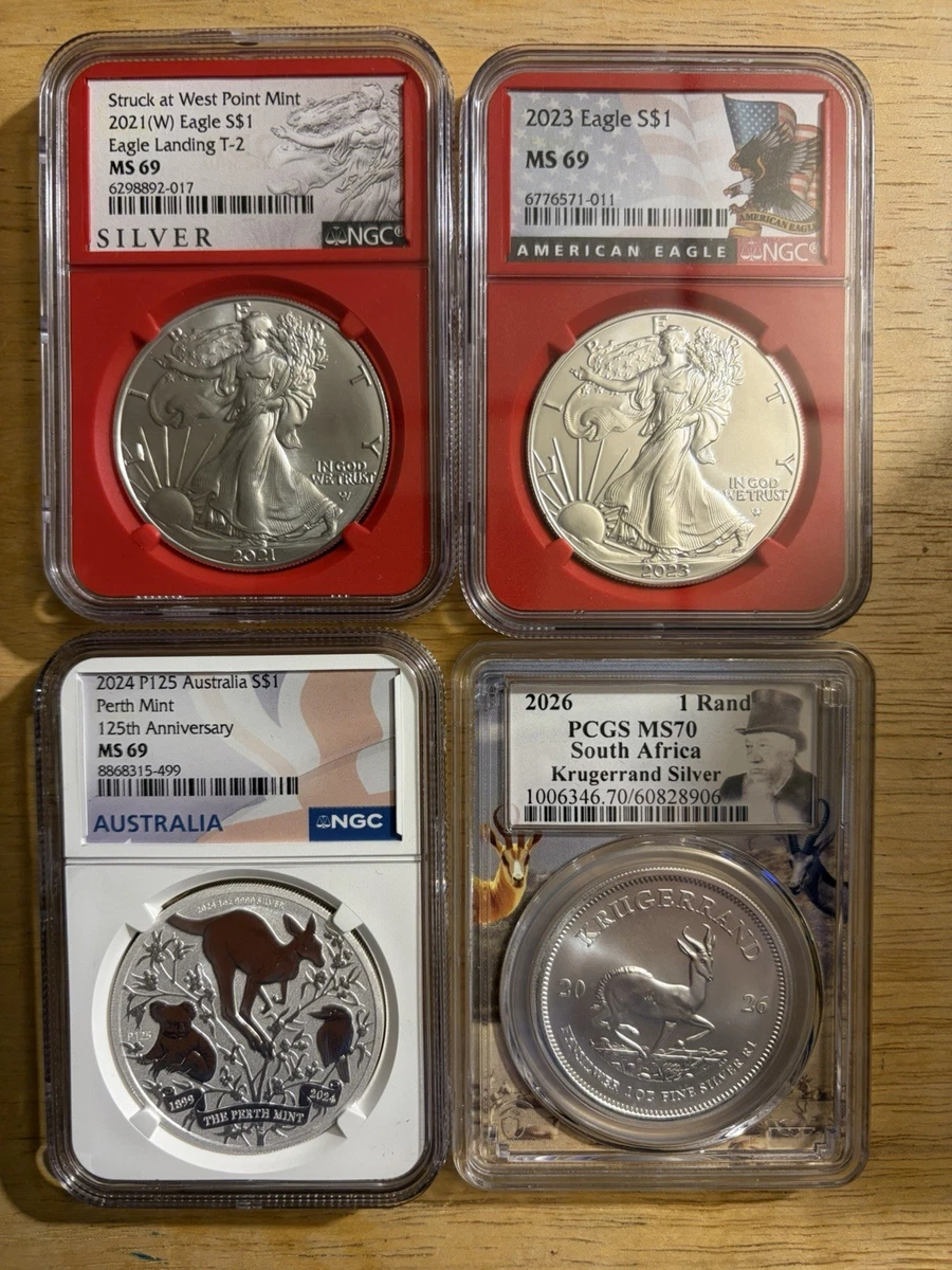 25+ PCGS American Eagle Silver Bullion Coins for sale | Updated