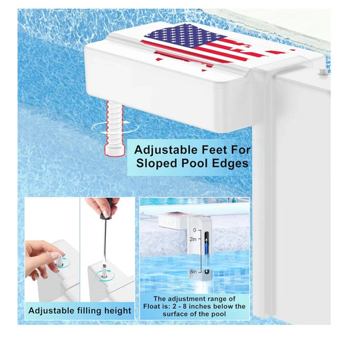 Pool Water Leveler Auto Fill, Automatic Pool Filler for Inground Pools Water Lev - Picture 5 of 7