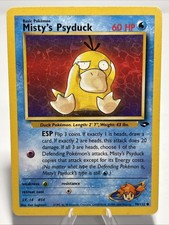 Misty's Psyduck 90/132 Gym Challenge Regular Lightly Played on eBay