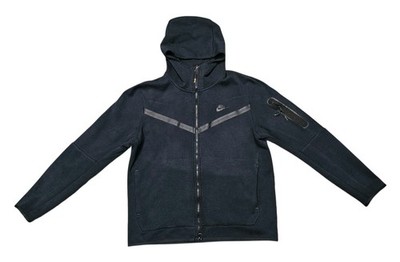Nike Sportswear Tech Fleece Full Zip Men's Hoodie  Sz Large- Black CU4489-010