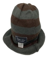 NUMBER NINE Balloon Knit Cap Gray Men Women One Size 26in (66cm) Excellent