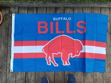 NEW Buffalo Bills Double Sided Blanket Thick Retro NFL 3x5 foot Flag