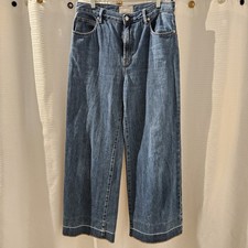 Everlane Summer Wide Leg Light Wash Blue Jeans 32x 30