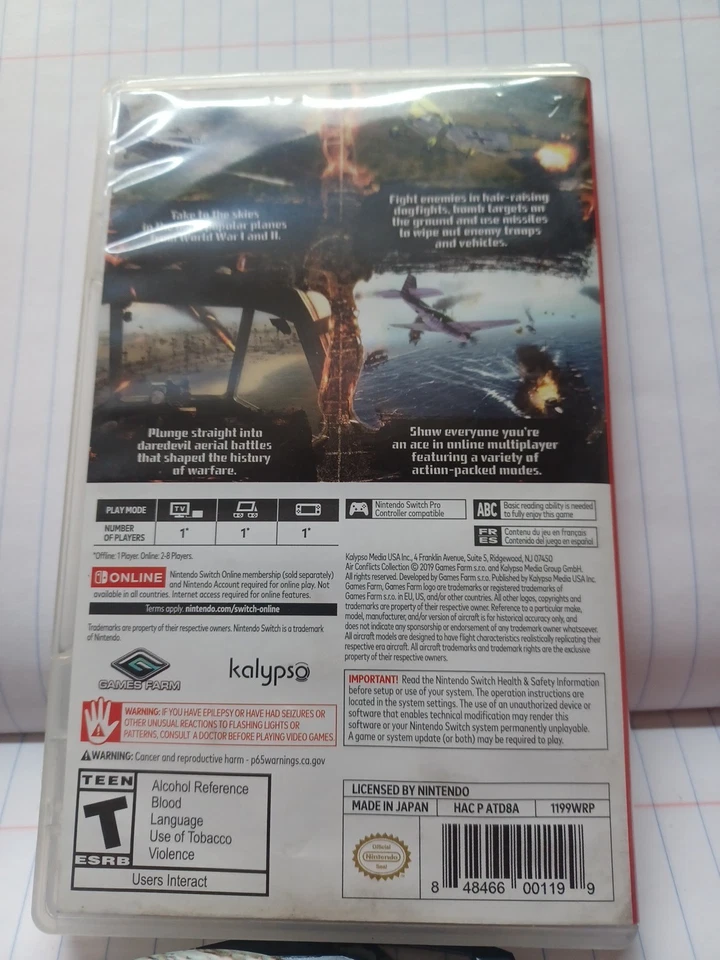 Air Conflicts: Double Pack - Nintendo Switch - TESTADO - Imagem 2 de 4