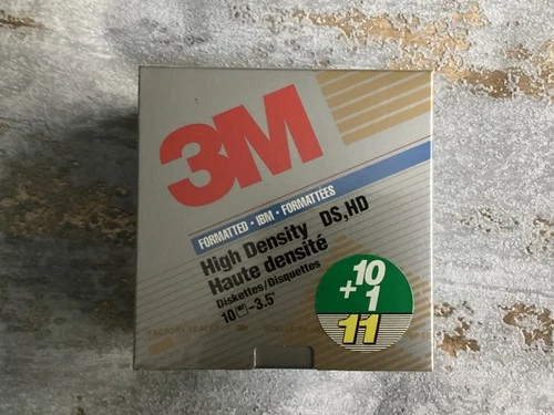 3M Floppy Diskettes 3.5 " DS HD - Boxed 10 Discs High Density