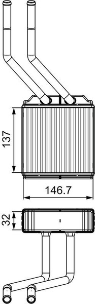Valeo 811520 WäRmetauscher, Innenraumheizung FüR Ford-image